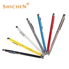 2019 Cheap promotional slim metal touch screen pen with custom logo promotional ballpoint pens school office hotel use