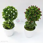 Vivid Plastic Artificial Potted Plants Flower for Promotion