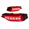 Rear Bumper LED fog lights for honda CIVIC Sedan Warning lamp Reversing driving Brake 2 function taillight assembly 2016 2018