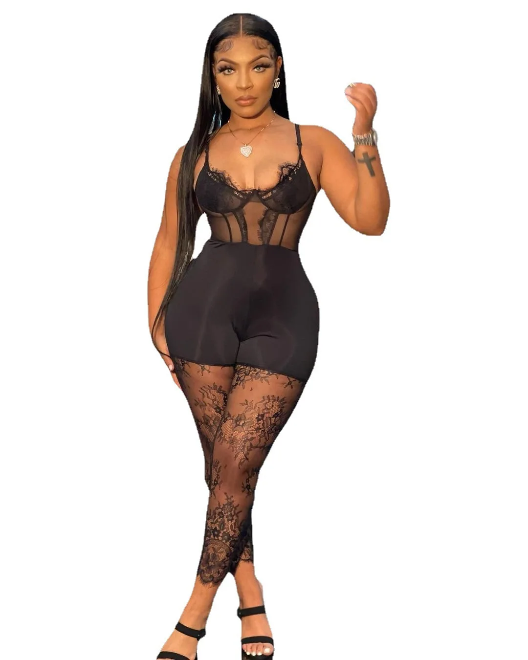 2021 Lady Summer New Arrivals Sexy Sleeveless Backless Skinny Suspender Lace One Piece Jumpsuits for Women Wholesale OEM ODM
2021 Lady Summer New Arrivals Sexy Sleeveless Backless Skinny Suspender Lace One Piece Jumpsuits for Women Wholesale OEM ODM