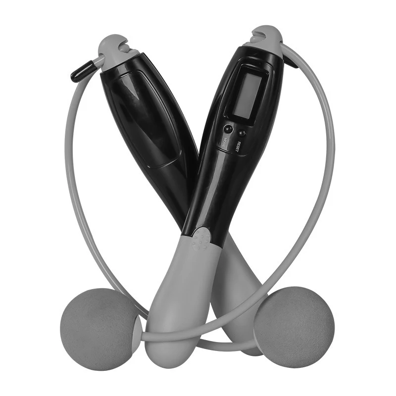 Hot sale amazon fashion LED display Plastic Handle grey cordless Skipping Rope, Grey+black/customrized
Hot sale amazon fashion LED display Plastic Handle grey cordless Skipping Rope, Grey+black/customrized