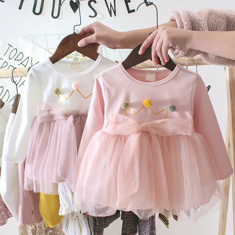 Baby Girl Dress Ruffles Lace Tulle Princess Dresses for Girls Long Sleeve Flower Casual Dresses Clothes robe fille
Baby Girl Dress Ruffles Lace Tulle Princess Dresses for Girls Long Sleeve Flower Casual Dresses Clothes robe fille