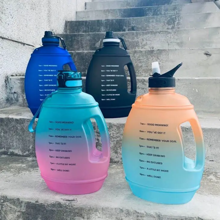 Custom Logo 1 Gallon Water Bottle Jug One Gym Gallon Water Bottle Motivational Inspirational Fitness, Customized color acceptable
Custom Logo 1 Gallon Water Bottle Jug One Gym Gallon Water Bottle Motivational Inspirational Fitness, Customized color acceptable