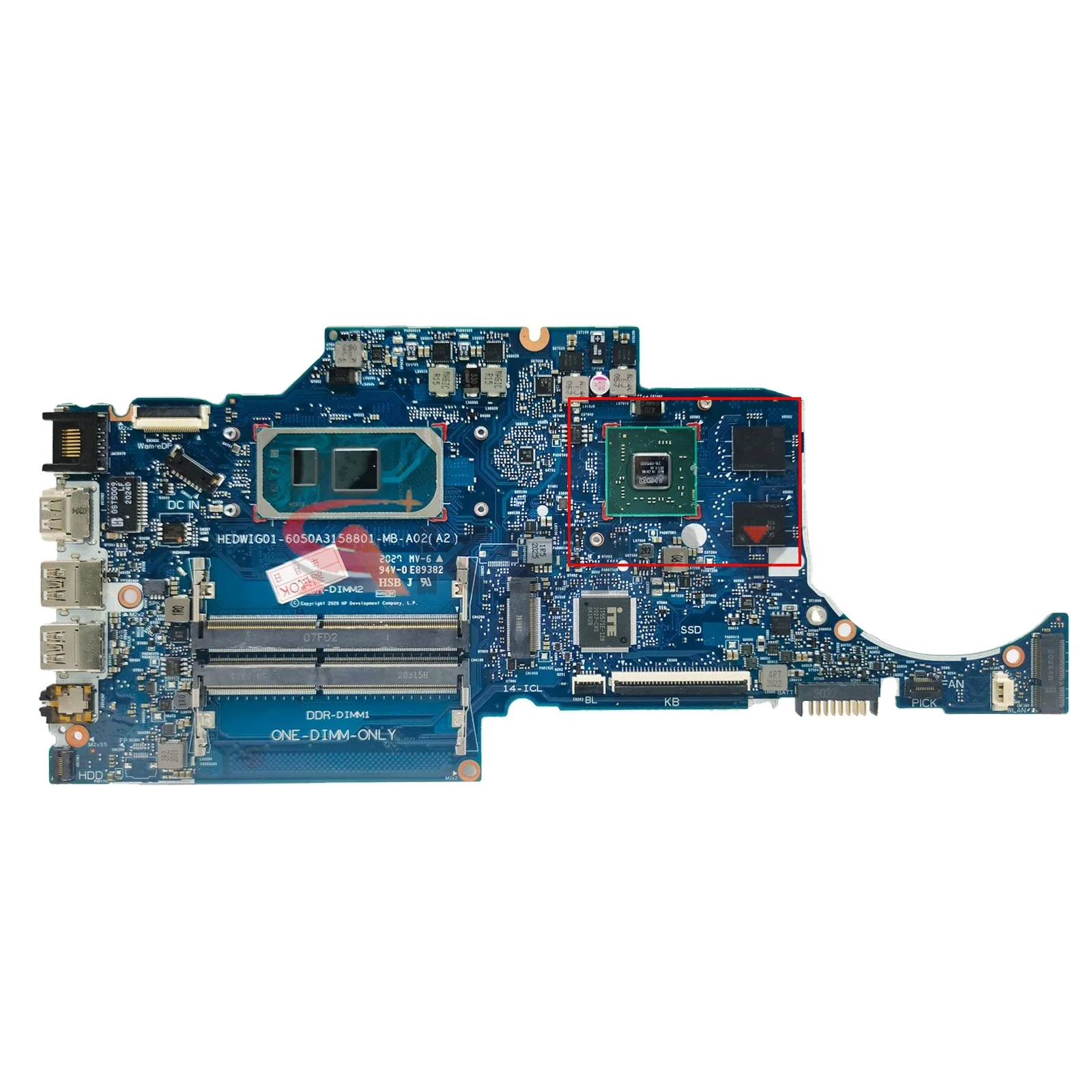 

For Hp 14-CK 14-CF 240 G7 Laptop Motherboard 6050A3158801-MB Notebook mainboard W/ i3-1005G1 i5-1035G1 CPU L89470-601 L89470-001