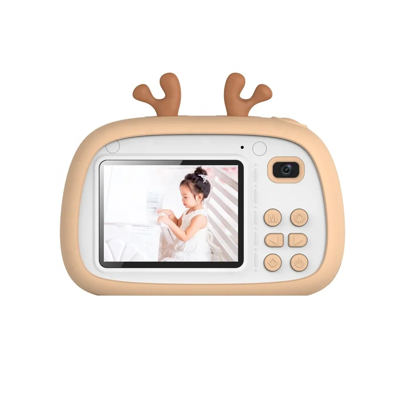 Cute 2.4-inch 600mAh silicone case support picture video sticker youtube camera for kids, Brown
Cute 2.4-inch 600mAh silicone case support picture video sticker youtube camera for kids, Brown