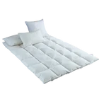 6CM White duck down three layer mattress topper feather bed feather blanket mattress protector 120*200CM