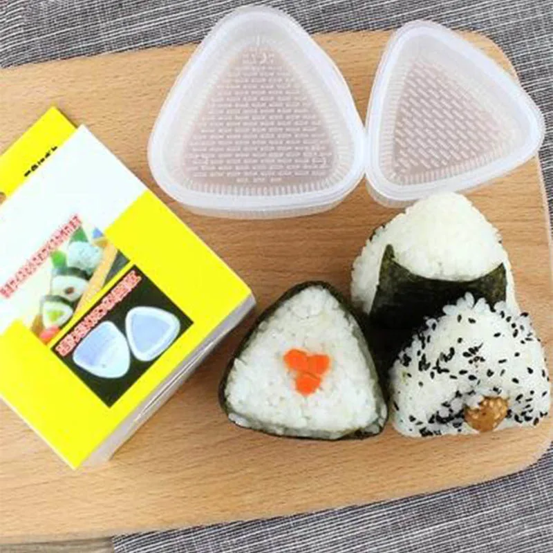 2Pcs Triangular Plastic Sushi Rice Ball Maker Mould Onigiri Mold Set Kitchen Gadgets Stuff c
2Pcs Triangular Plastic Sushi Rice Ball Maker Mould Onigiri Mold Set Kitchen Gadgets Stuff c