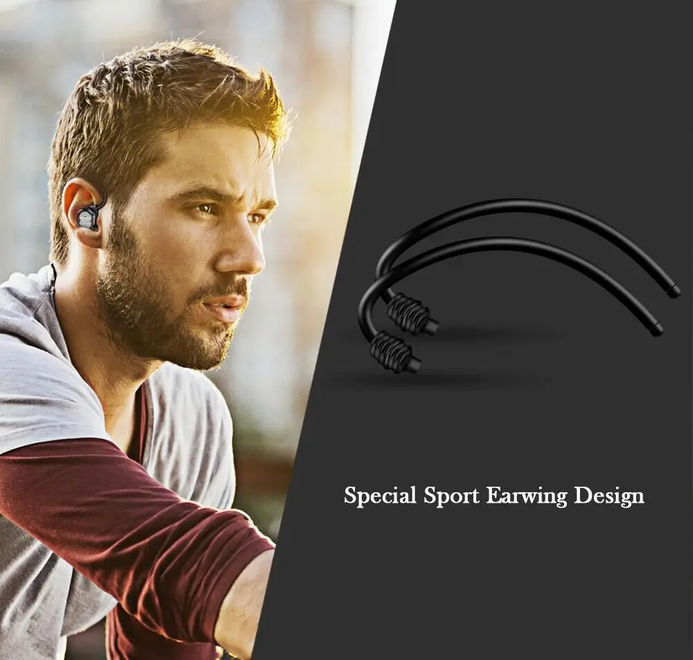 2019 hot selling TWS-X6 noise cancelling single earphone touching control wireless earbud with charging case - ANKUX.COM