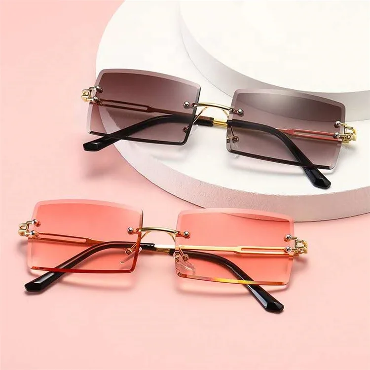 2021 Retro Sunglasses Women Brand Designer Fashion Rimless Gradient Sun Glasses Shades Cutting Lens Ladies Eyeglasses
2021 Retro Sunglasses Women Brand Designer Fashion Rimless Gradient Sun Glasses Shades Cutting Lens Ladies Eyeglasses