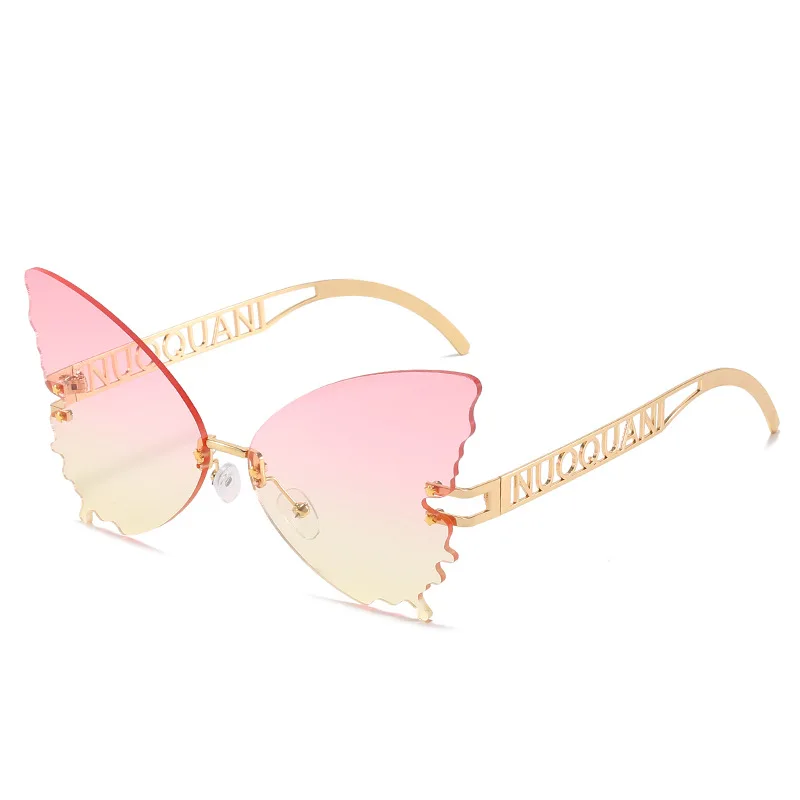 Butterfly Rimless Sunglass Women Luxury Brand Designer Fashion Oversized Steampunk Sunglasses Vintage Eyewear UV400
Butterfly Rimless Sunglass Women Luxury Brand Designer Fashion Oversized Steampunk Sunglasses Vintage Eyewear UV400