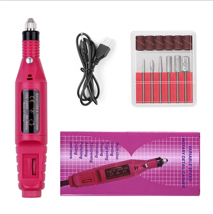 Electric Nail Drill Machine Portable Electric Nail Drill Set Pen Sander Polish Machine Acrylic Gel Removal Manicure Filer Kit
Electric Nail Drill Machine Portable Electric Nail Drill Set Pen Sander Polish Machine Acrylic Gel Removal Manicure Filer Kit