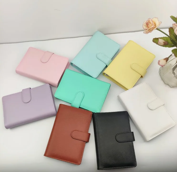 A5 A6 Wholesale PU Leather Binders With Loose Leaf 6 Ring Binder Planner Business Notebook Cover Spiral Budget Binder, Pink / purple / blue / green / yellow / white / black / brown
A5 A6 Wholesale PU Leather Binders With Loose Leaf 6 Ring Binder Planner Business Notebook Cover Spiral Budget Binder, Pink / purple / blue / green / yellow / white / black / brown