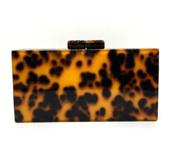 Trendy Women Leopard Square Acrylic Handbag Party Evening Bags Box Clutches and Purse Luxury Rough Chain for Girls, Customized
Trendy Women Leopard Square Acrylic Handbag Party Evening Bags Box Clutches and Purse Luxury Rough Chain for Girls, Customized