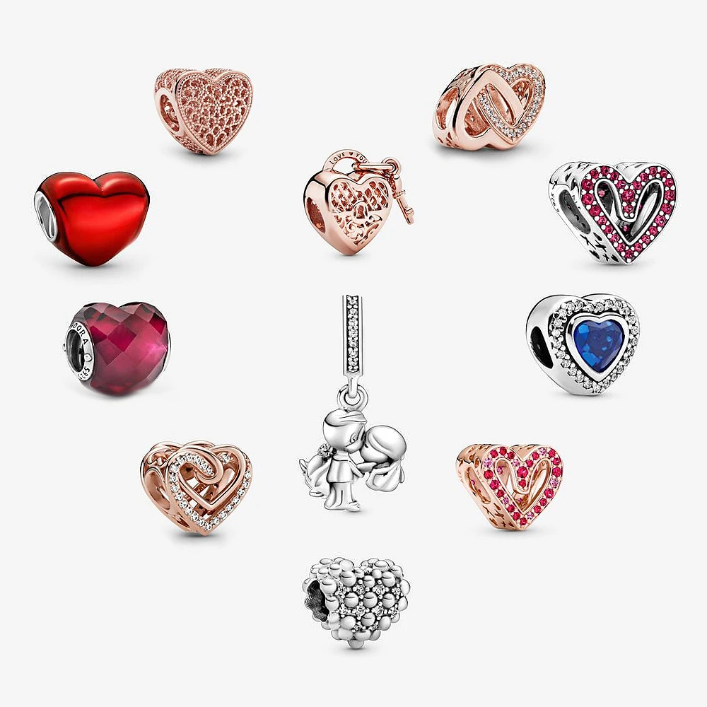 Fukarni Factory Price Wholesale 925 Sterling Silver Heart Charm Fit P andora Bracelet Diy Jewelry
Fukarni Factory Price Wholesale 925 Sterling Silver Heart Charm Fit P andora Bracelet Diy Jewelry