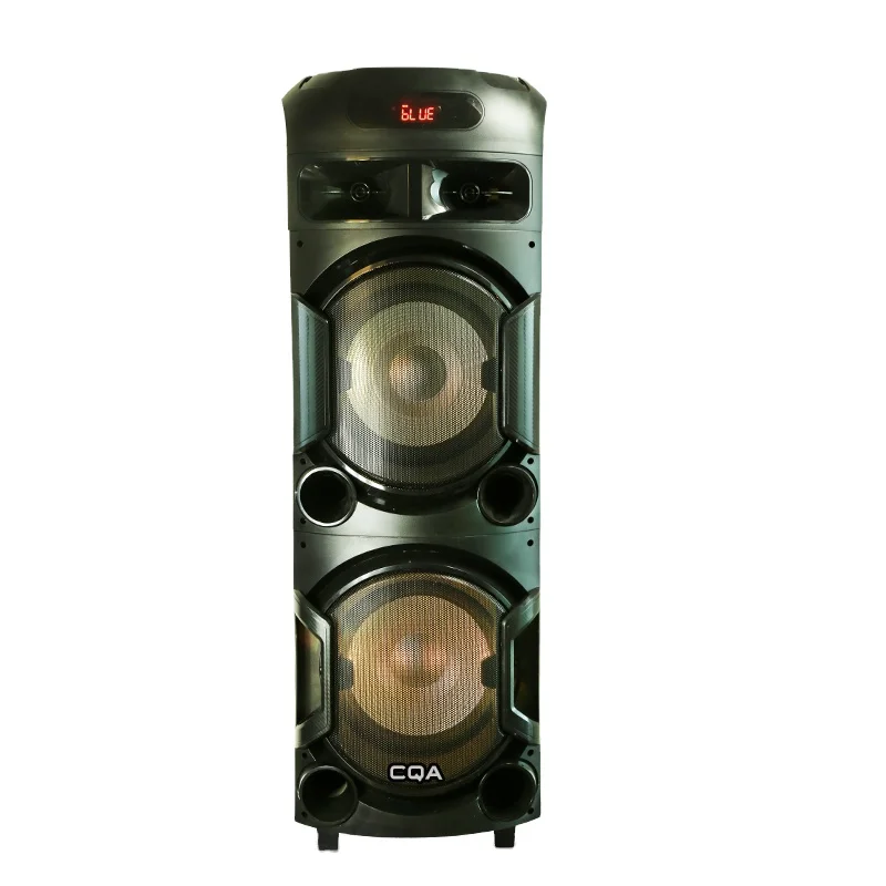 CQA dual 12inch high powered bass speakers active party speaker bluotooth with rechargeable battery
CQA dual 12inch high powered bass speakers active party speaker bluotooth with rechargeable battery