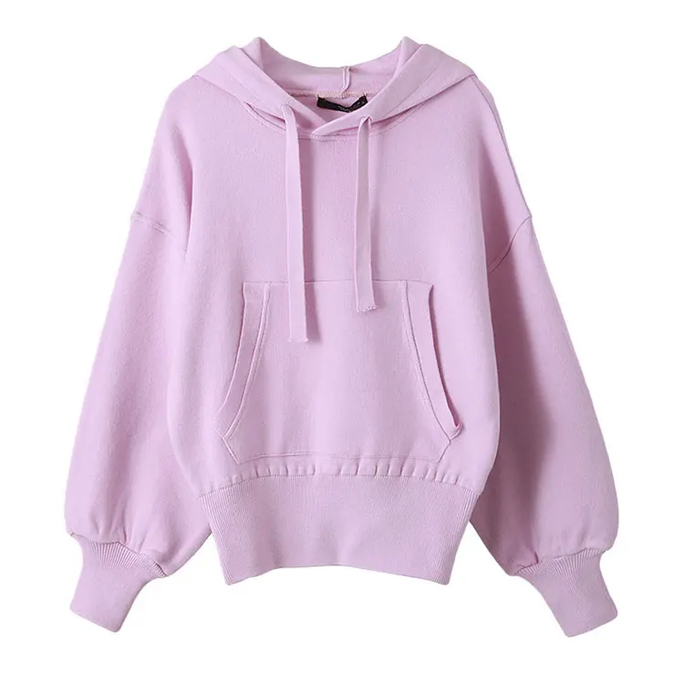 Selling Plain Baggy Fit Latern Sleeve Pullovers Knitted Long Rib Solid Color Hoodies for Ladies, As picture shown
Selling Plain Baggy Fit Latern Sleeve Pullovers Knitted Long Rib Solid Color Hoodies for Ladies, As picture shown