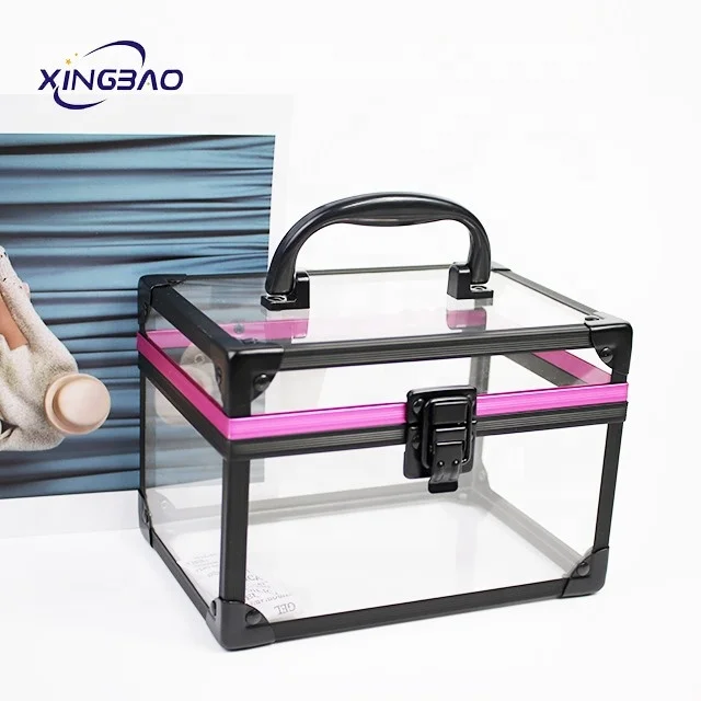 Pink OEM Portable Transparent Acrylic Aluminum Makeup Kit Cosmetics Train Case Make up Box TRANSPARENT ACRYLIC MAKEUP BOX, Customized
Pink OEM Portable Transparent Acrylic Aluminum Makeup Kit Cosmetics Train Case Make up Box TRANSPARENT ACRYLIC MAKEUP BOX, Customized