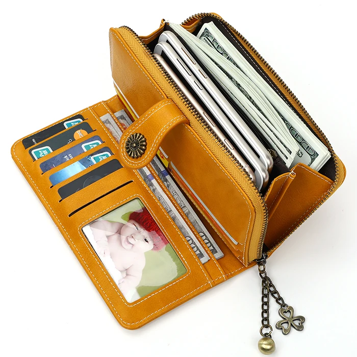 Amazon Hot Sale Vintage Long Coin Purse Large Capacity Multi Color Hand Bag Wax Oil Leather Women Clutch Wallet Card Holder
Amazon Hot Sale Vintage Long Coin Purse Large Capacity Multi Color Hand Bag Wax Oil Leather Women Clutch Wallet Card Holder