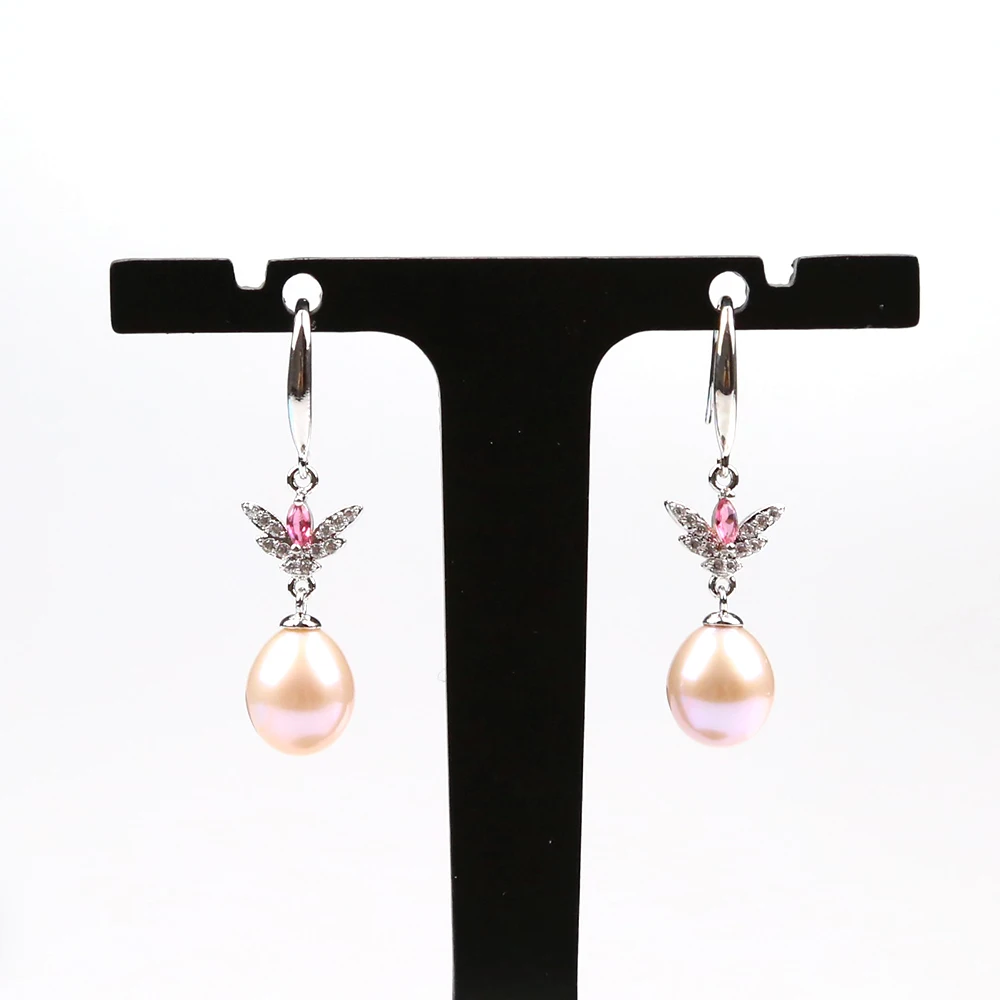 Top Fashion Women Jewelry Earring Sterling 925 Freshwater Pearl Drop Earrings, Colors
Top Fashion Women Jewelry Earring Sterling 925 Freshwater Pearl Drop Earrings, Colors