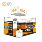 IZEXPO 30MINS QUICK BUILD 4X6m Modular Wooden Expo Booth System Exposition Stand