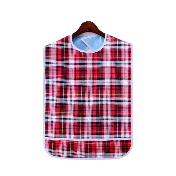 FreeExport Washable reusable waterproof clothing plastic bibs protector adult bib for adults 
FreeExport Washable reusable waterproof clothing plastic bibs protector adult bib for adults