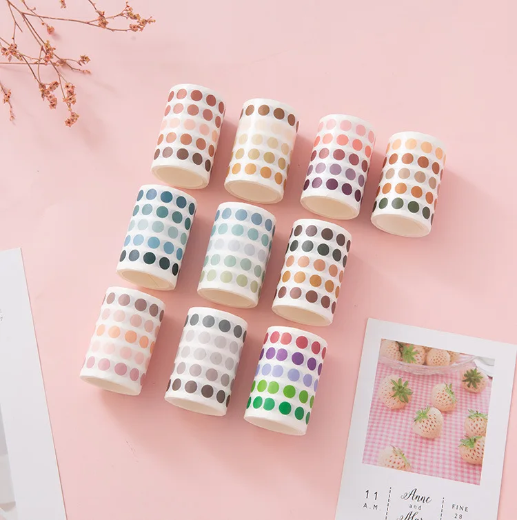 Dot Series and Paper Adhesive Tape 60mm * 3M Gradient Base Notebook Diy Notebook Material Stickers
Dot Series and Paper Adhesive Tape 60mm * 3M Gradient Base Notebook Diy Notebook Material Stickers