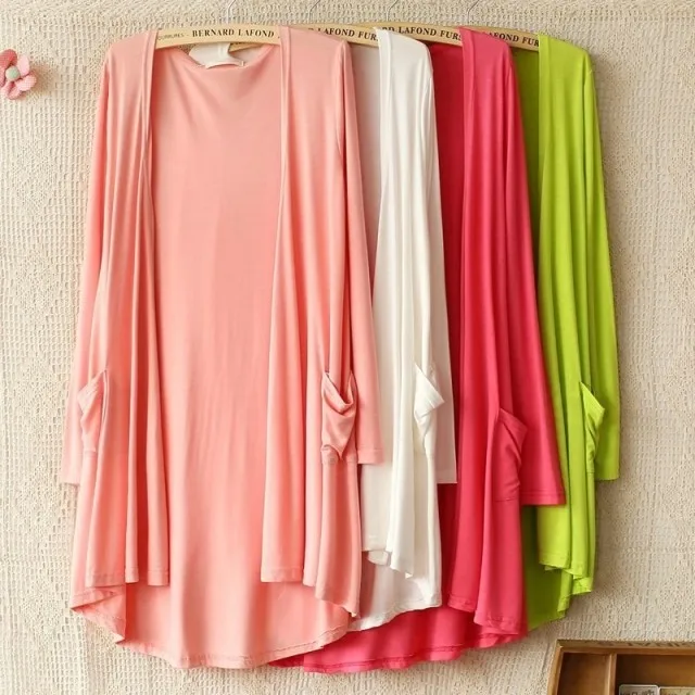 women's plus size coats modal cardigan long sleeve medium long large loose Beach clothes coat, Picture color
women's plus size coats modal cardigan long sleeve medium long large loose Beach clothes coat, Picture color