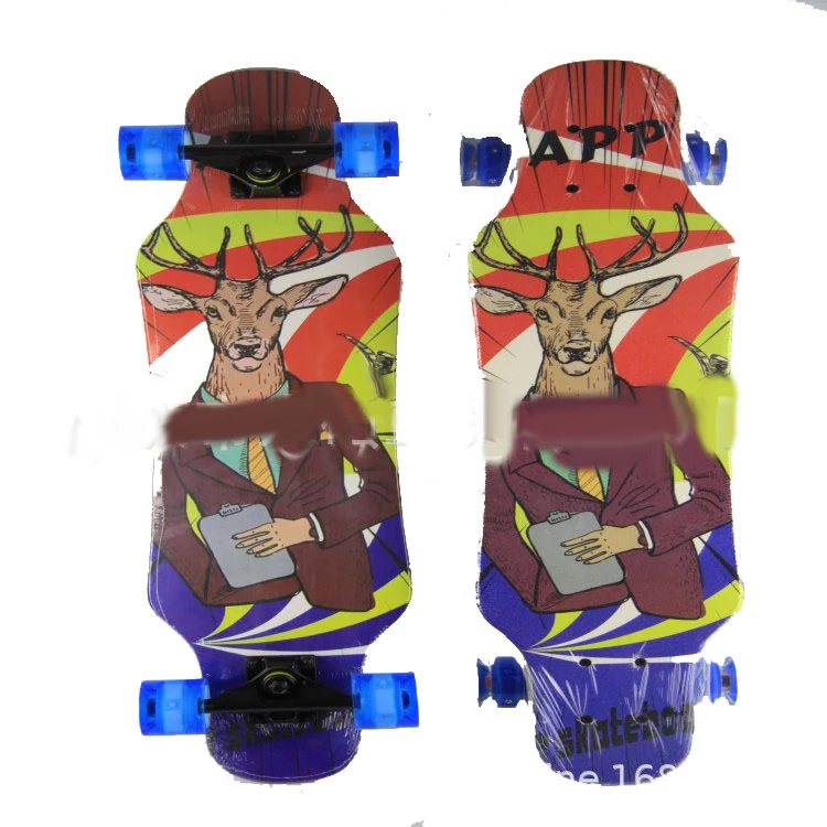 Four Wheel Skateboard Beginners Extreme Sports Star Skateboard Banana Board mini board PP Plastic
Four Wheel Skateboard Beginners Extreme Sports Star Skateboard Banana Board mini board PP Plastic