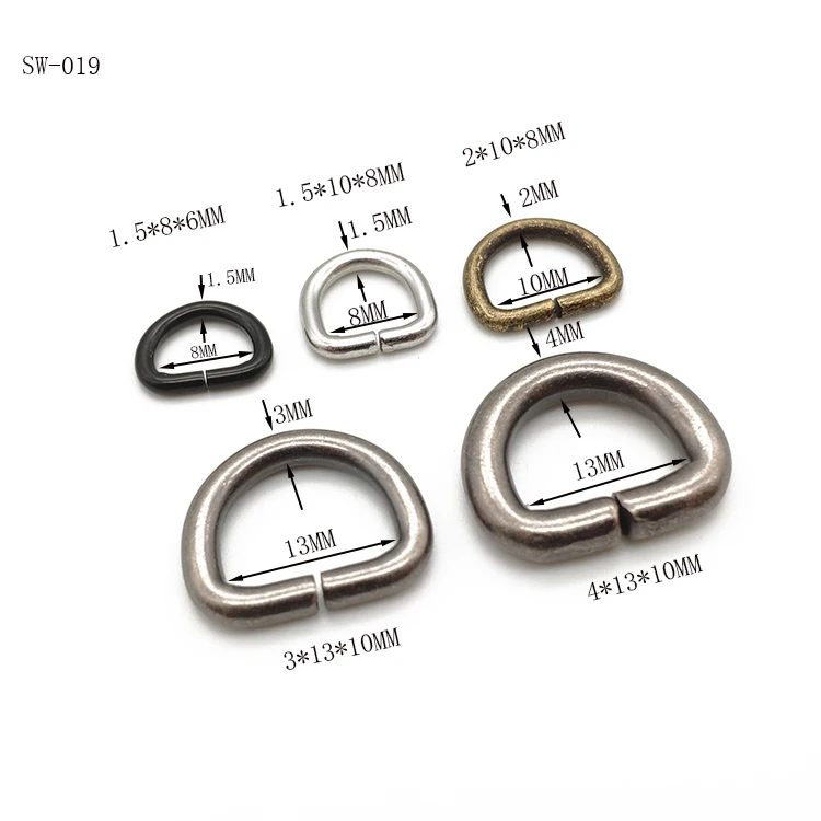 Fashion Buckle Rings Plated Metal Hardware Accessories D Ring For Bag Handbag Luggage, Multiple color
Fashion Buckle Rings Plated Metal Hardware Accessories D Ring For Bag Handbag Luggage, Multiple color
