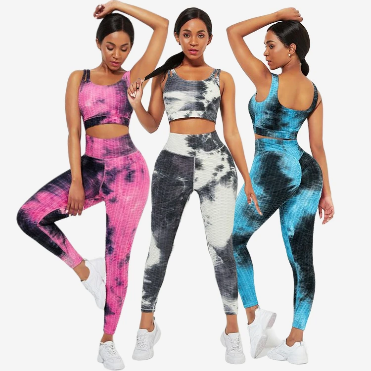 New Design Tie Dye High Waist Workout Sets For Women 2021 Yoga Fitness Sets With Pocket, Picture
New Design Tie Dye High Waist Workout Sets For Women 2021 Yoga Fitness Sets With Pocket, Picture