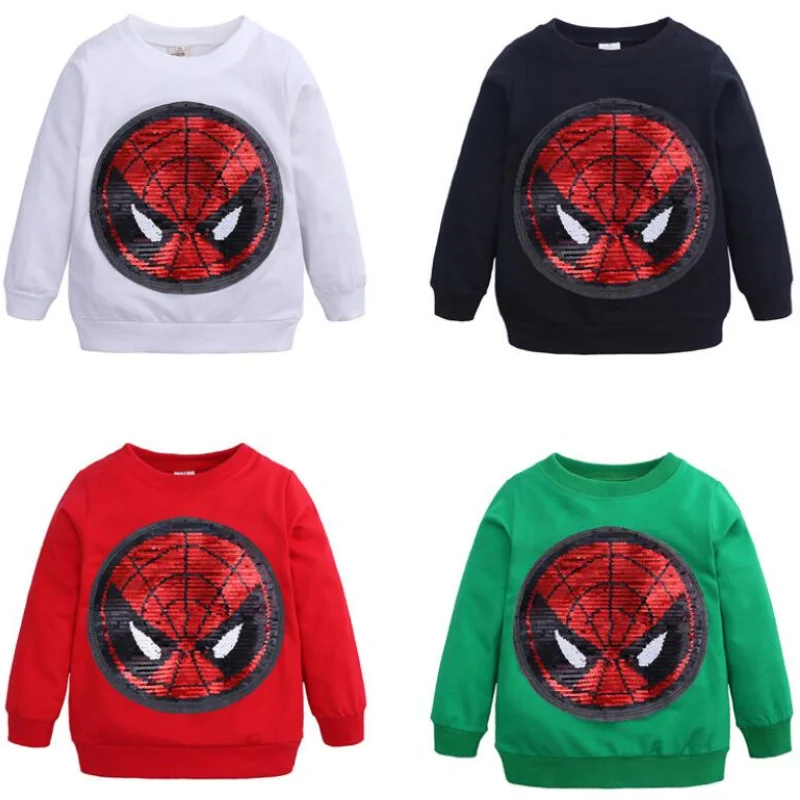 Children's Clothing Spring and Autumn New Boys and Girls Cartoon Sequin Pattern Sweatshirt Children's Long Sleeve T-Shirt Top
Children's Clothing Spring and Autumn New Boys and Girls Cartoon Sequin Pattern Sweatshirt Children's Long Sleeve T-Shirt Top