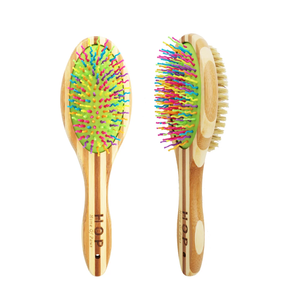 Factory Wholesale Single Double sided Bamboo Wood Pet Massage Bristle Brush Cat Dog Grooming Brush
Factory Wholesale Single Double sided Bamboo Wood Pet Massage Bristle Brush Cat Dog Grooming Brush
