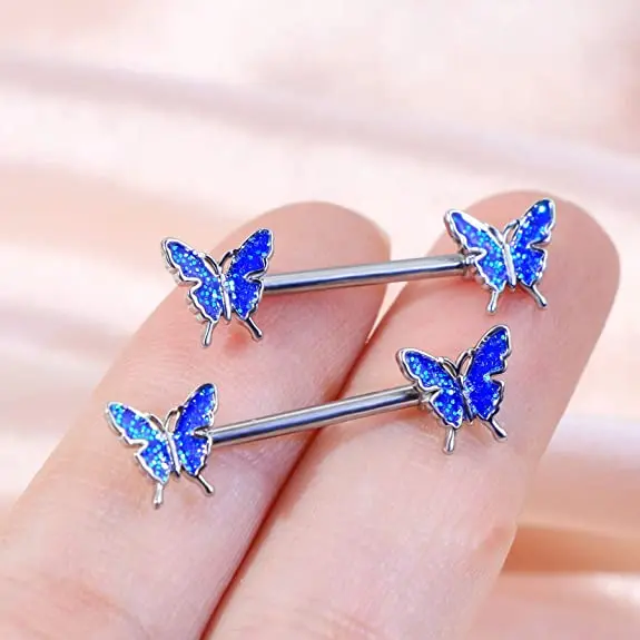 2021 Hot Sale Stainless Steel Nipple Ring Nipple Jewelry Butterfly Nipple Barbell For Woman, Photo
2021 Hot Sale Stainless Steel Nipple Ring Nipple Jewelry Butterfly Nipple Barbell For Woman, Photo