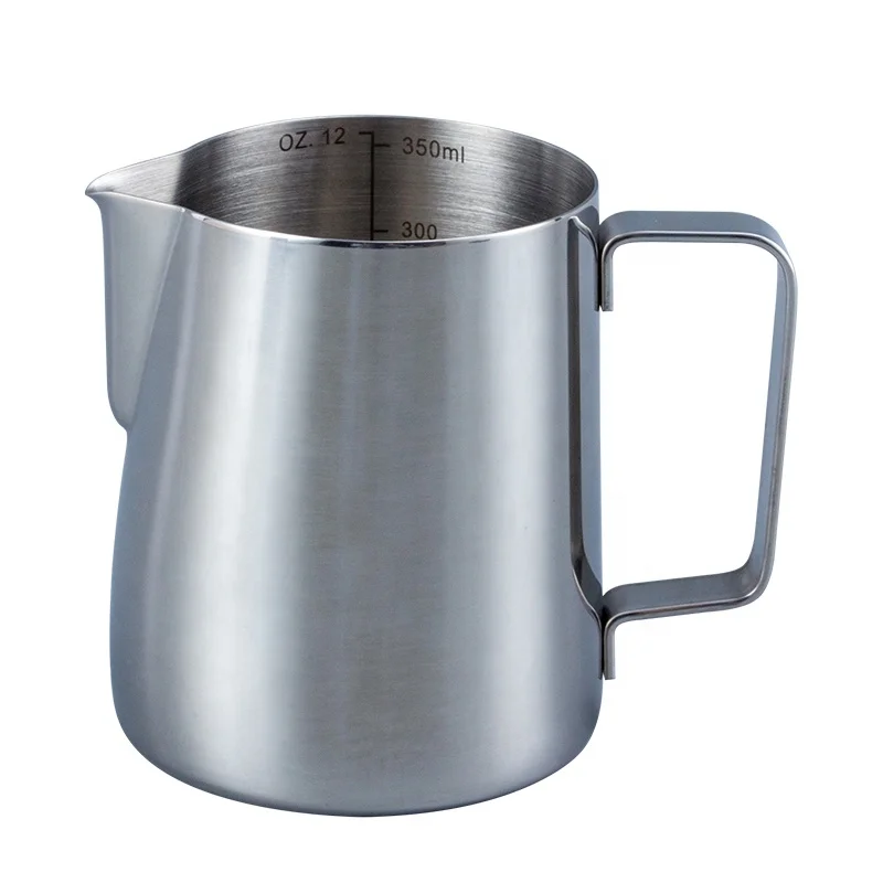 350ml Coffee Milk Frothing Cup Stainless Steel Espresso Milk Frothing Pitcher for Cappuccino
350ml Coffee Milk Frothing Cup Stainless Steel Espresso Milk Frothing Pitcher for Cappuccino