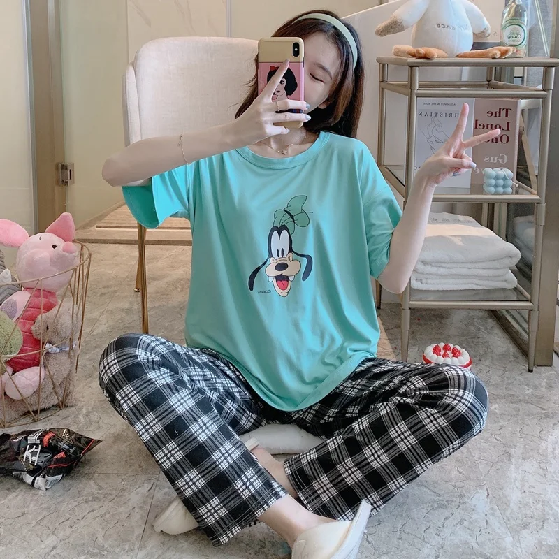 Cartoon Print Pijamas Long Sleeve Hot Sale Milk Silk Night Wear Cartoon Sleepwear Women Terno Pajama Women'S Sleepwear
Cartoon Print Pijamas Long Sleeve Hot Sale Milk Silk Night Wear Cartoon Sleepwear Women Terno Pajama Women'S Sleepwear