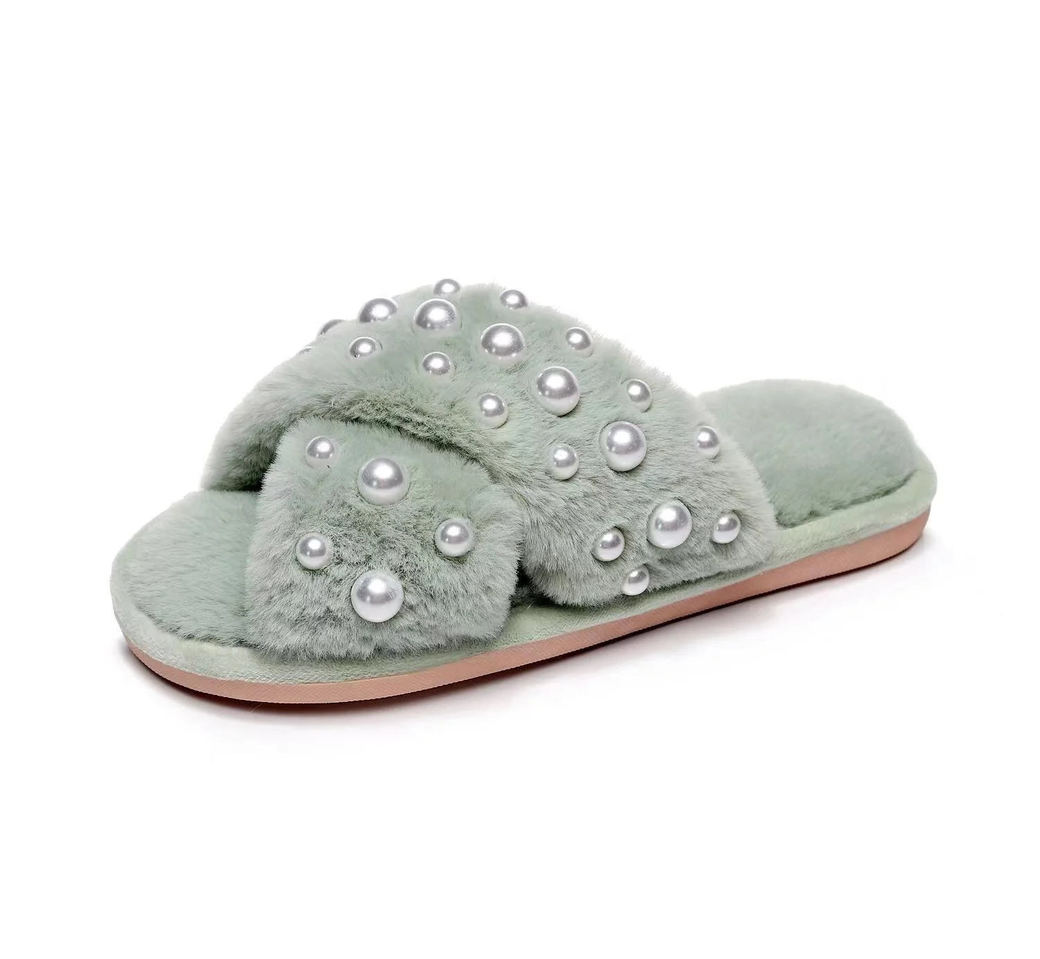 Ladies Home Furnishing Soft Plush Slippers Color Personality Indoor Lazy Slippers, Customized color
Ladies Home Furnishing Soft Plush Slippers Color Personality Indoor Lazy Slippers, Customized color