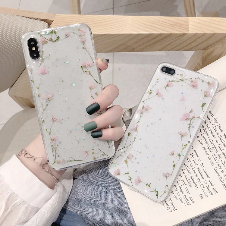 2021 dropshipping Epoxy glitter phone case pressed pink real flower clear tpu back cover for Iphone 11/12 pro max 6 7 8
2021 dropshipping Epoxy glitter phone case pressed pink real flower clear tpu back cover for Iphone 11/12 pro max 6 7 8