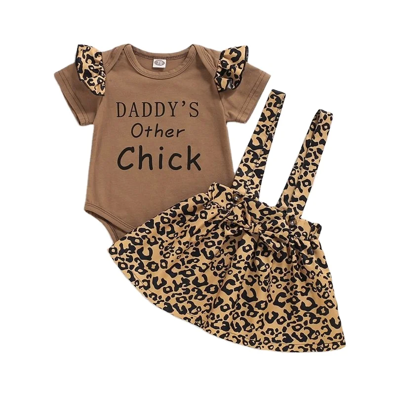 Fashion baby girls hot sales style letter short sleeve dress leopard print skirt 2pcs clothes dress sets, Picture shows
Fashion baby girls hot sales style letter short sleeve dress leopard print skirt 2pcs clothes dress sets, Picture shows