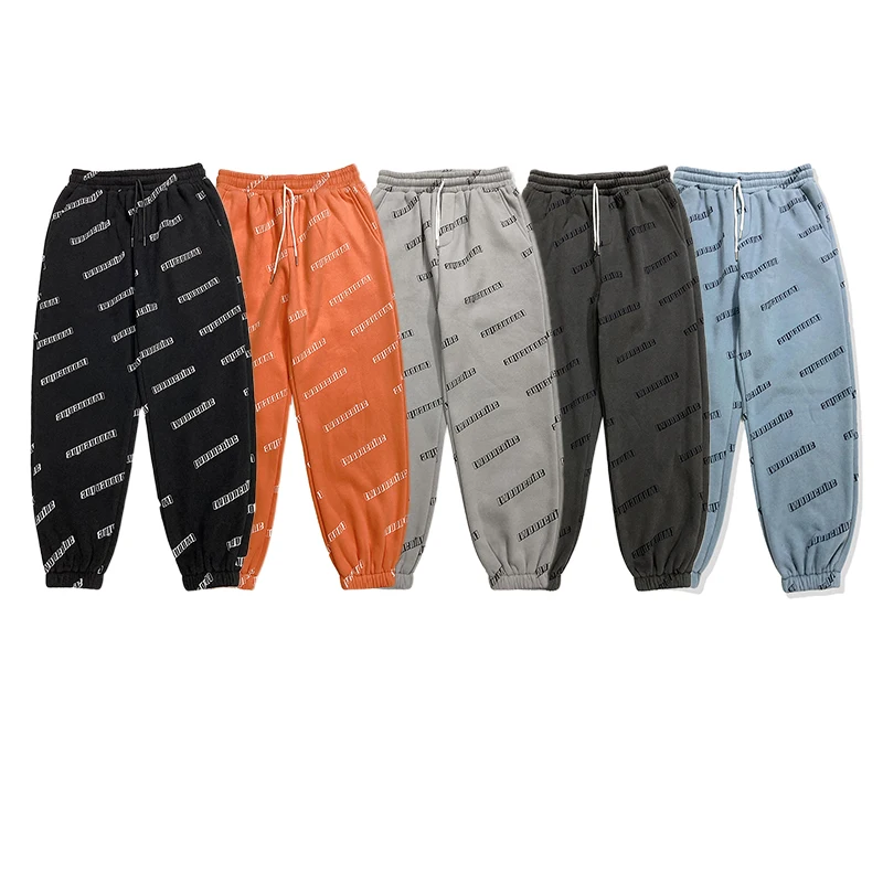 Full print loose fleece pants man sweatpants heavy sweatpants letter printed unisex, Customized color
Full print loose fleece pants man sweatpants heavy sweatpants letter printed unisex, Customized color