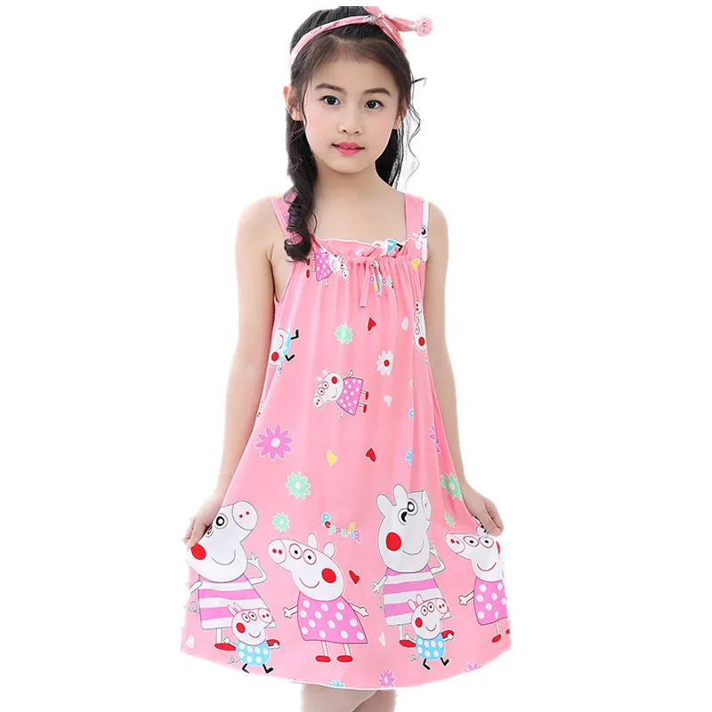 Children's Nightdress Baby Summer Girl Sling Sleeping Dress Pure Cotton Girl's Nightclothes
Children's Nightdress Baby Summer Girl Sling Sleeping Dress Pure Cotton Girl's Nightclothes