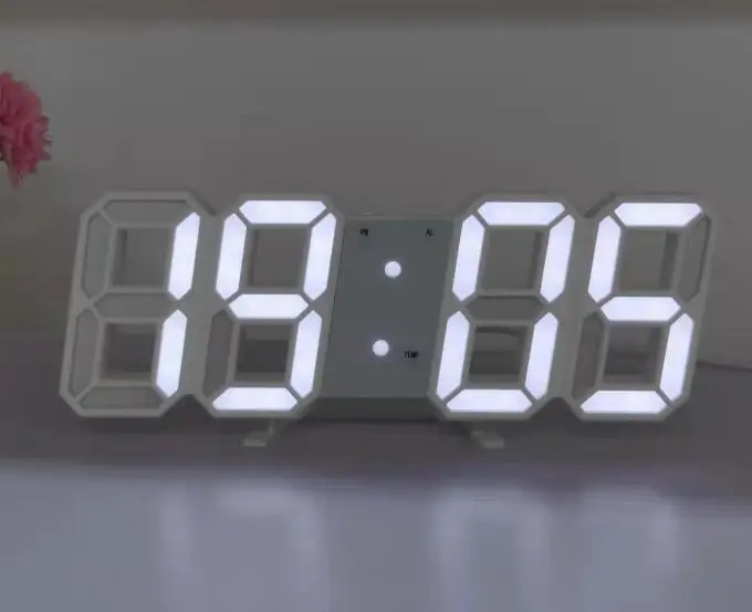 Modern, simple and stylish large LED digital wall clock 8 inch 3D LED desk clock/alarm clock
Modern, simple and stylish large LED digital wall clock 8 inch 3D LED desk clock/alarm clock