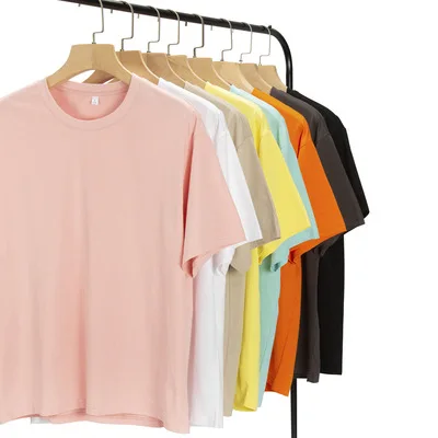 2021 summer new men's t-shirts pure cotton drop shoulder round neck women's t-shirts custom plus size t-shirts, 8 colors
2021 summer new men's t-shirts pure cotton drop shoulder round neck women's t-shirts custom plus size t-shirts, 8 colors