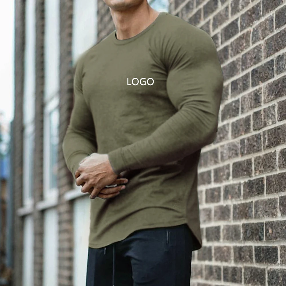 Muscle Fit Men Shirts Sport Clothing Wholesale Custom Dry Shark Fitness Wear Man Pure Color Bodybuilding Gym Long Sleeve Shirt, Multi color optional or customized
Muscle Fit Men Shirts Sport Clothing Wholesale Custom Dry Shark Fitness Wear Man Pure Color Bodybuilding Gym Long Sleeve Shirt, Multi color optional or customized