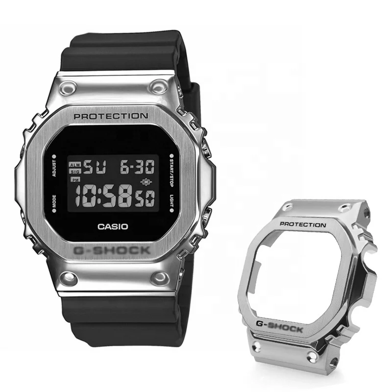 G SHOCK watch case GM5600 Stainless steel watch case bezel Metal case for replacement modification
G SHOCK watch case GM5600 Stainless steel watch case bezel Metal case for replacement modification