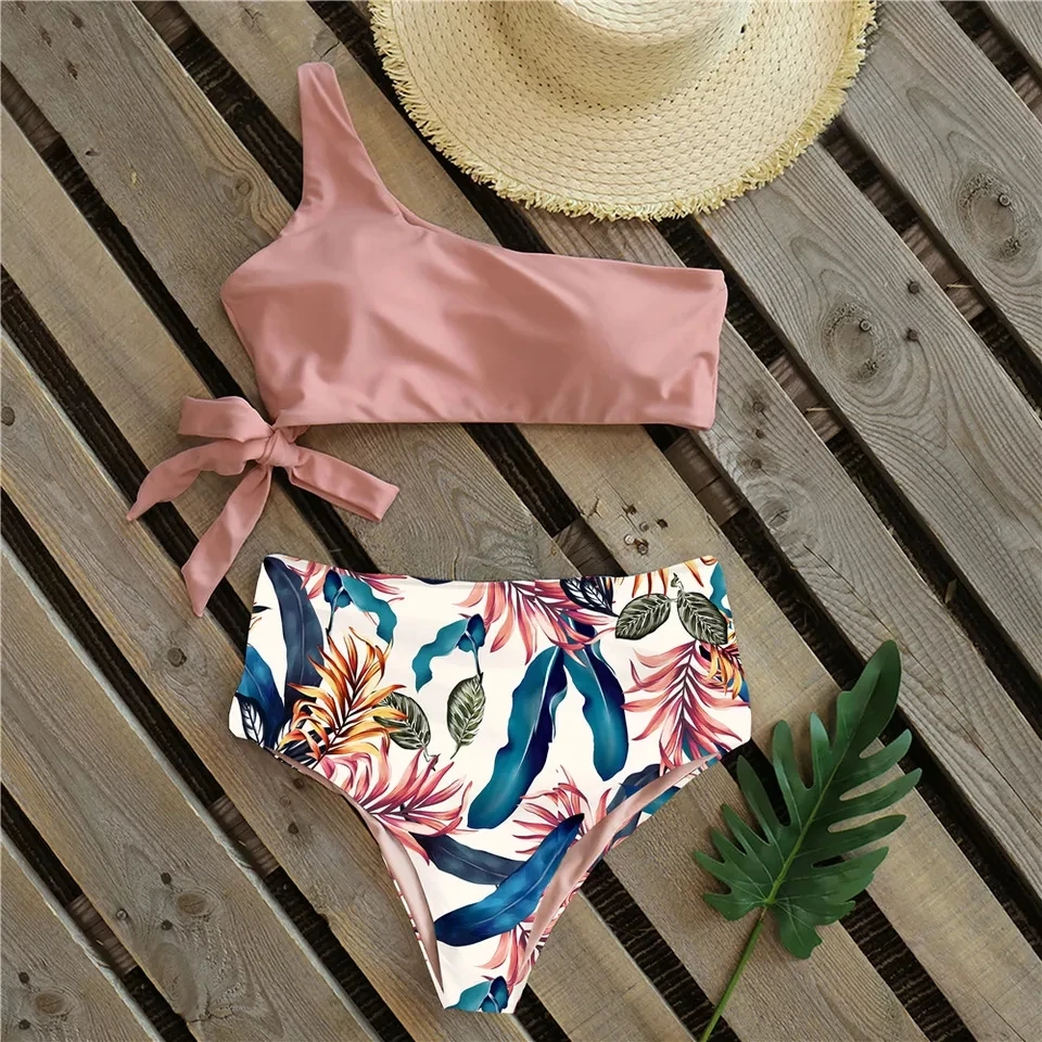 Single shoulder strap Sexy Bikinis Women New One Shoulder Swimwear High Waist Swimsuit Bandage Bathing Suits Beachwear Bikini, Can be customized
Single shoulder strap Sexy Bikinis Women New One Shoulder Swimwear High Waist Swimsuit Bandage Bathing Suits Beachwear Bikini, Can be customized