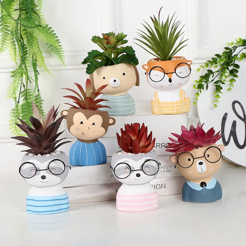 Wholesale artificial potted plant small desktop home office decor cute animal artificial succulent plant, As picture show
Wholesale artificial potted plant small desktop home office decor cute animal artificial succulent plant, As picture show