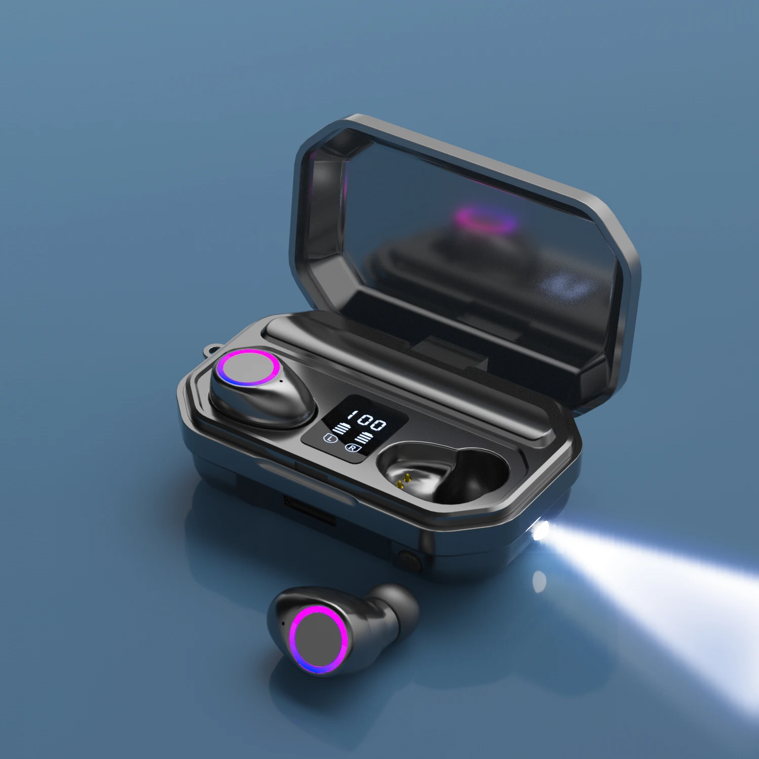 M12 TWS 5.0 Earphones Charging Box Wireless Headphone 9D Stereo Sports Waterproof Earbuds Headsets With Microphone
M12 TWS 5.0 Earphones Charging Box Wireless Headphone 9D Stereo Sports Waterproof Earbuds Headsets With Microphone