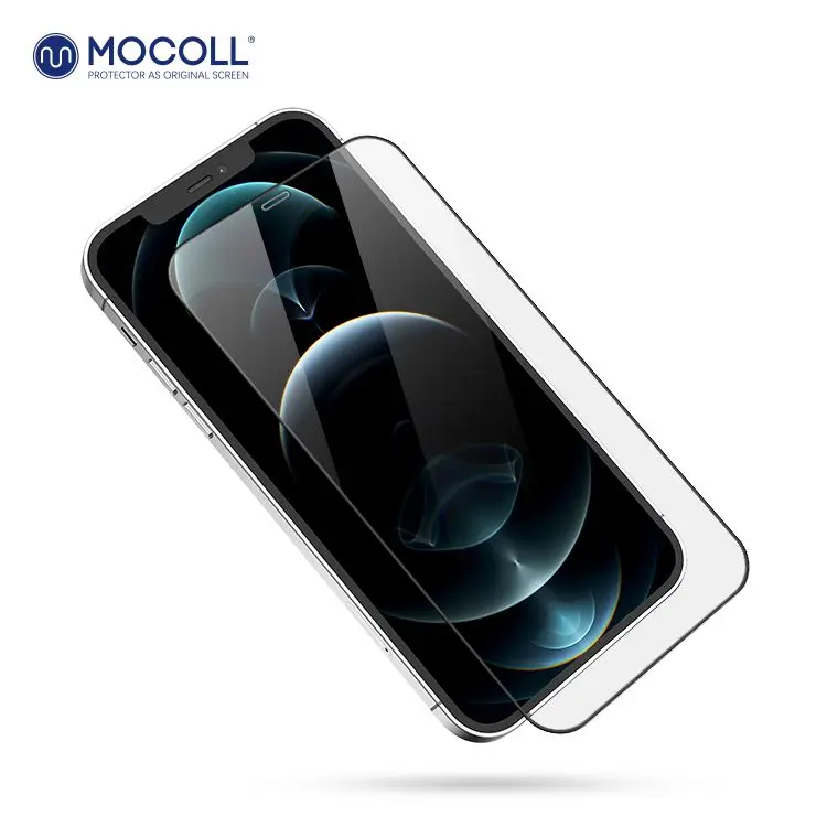 MOCOLL Asahi 2.5D Anti Shock Tempered Glass Screen Protector For iPhone 12 Series, Black, white
MOCOLL Asahi 2.5D Anti Shock Tempered Glass Screen Protector For iPhone 12 Series, Black, white