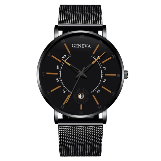 reloj hombre 2020 Top Fashion GENEVA Brand Men Watch Mesh Band Luxury Quartz Wristwatches Mens Clock relogio masculino
reloj hombre 2020 Top Fashion GENEVA Brand Men Watch Mesh Band Luxury Quartz Wristwatches Mens Clock relogio masculino