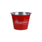 hot sale ice metal tin bucket for beer with handle for Popcorn and beer tin